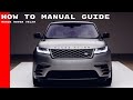 2018 Range Rover Velar Features & Options Manual Guide How To