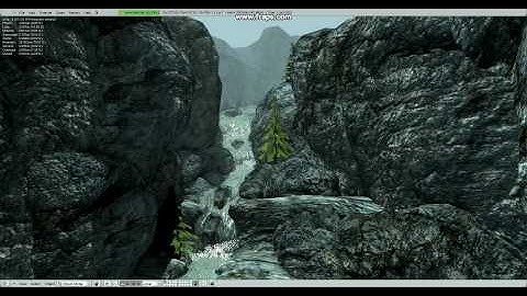Blender Game Engine Waterfall 3