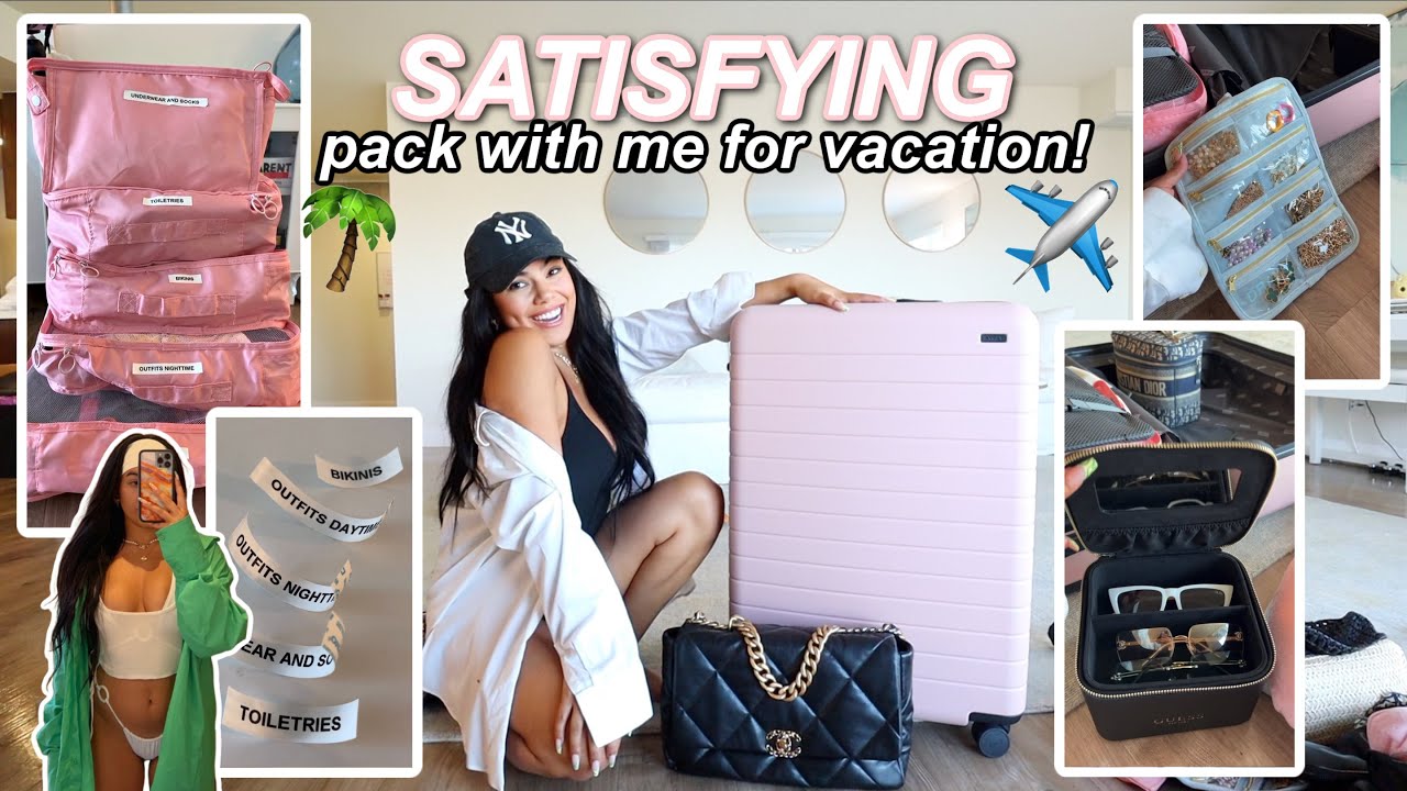 PACK WITH ME FOR HOT GIRL SUMMER VACATION *satisfying* - going to the caribbean!