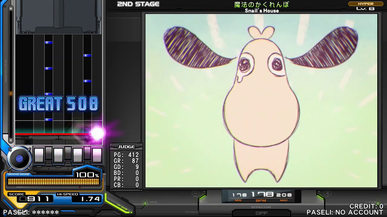 beatmania IIDX 28 BISTROVER 魔法のかくれんぼ SPH 正規