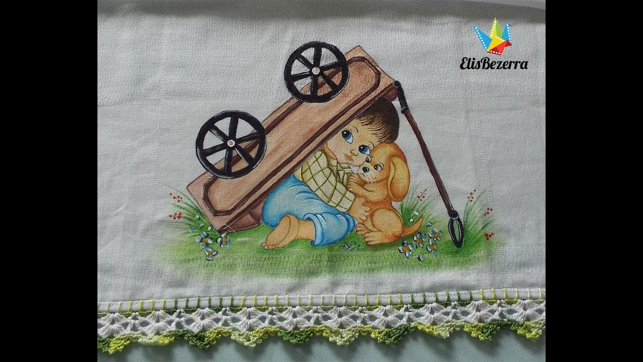 Pintura em fralda - Parte 2-4