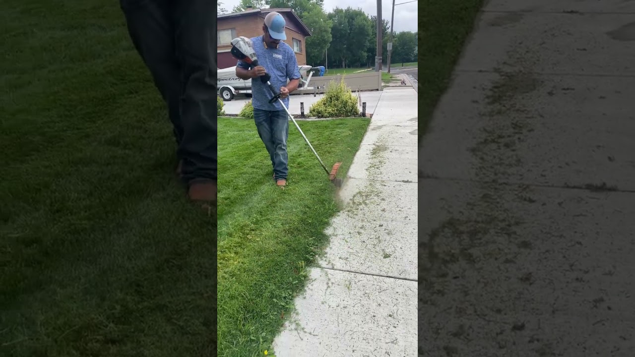 SUPER SATISFYING LAWN EDGING!! 