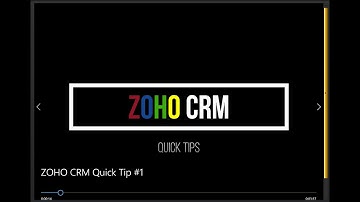 ZOHO CRM Quick Tip #1 - How to Link a URL Merge Field in an Email Template