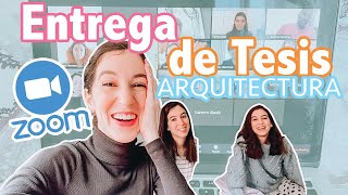 Entrega de Tesis de Arquitectura por Zoom ♡Trillizas | Triplets