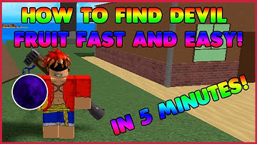 HOW TO FIND A DEVIL FRUIT FAST! (One Piece Millennium) | Roblox