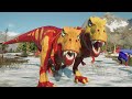 Wild Animals Jurassic world Gameplay Walkthrough DINOSAUR of GODZILLA, Carnotaurus T,Rex