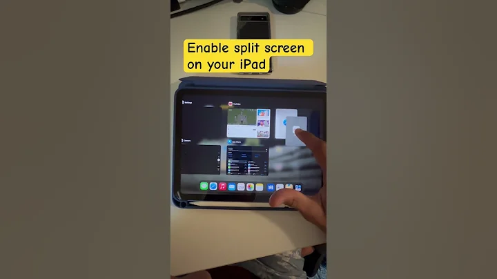 Split screen on iPad #appleipad #apple