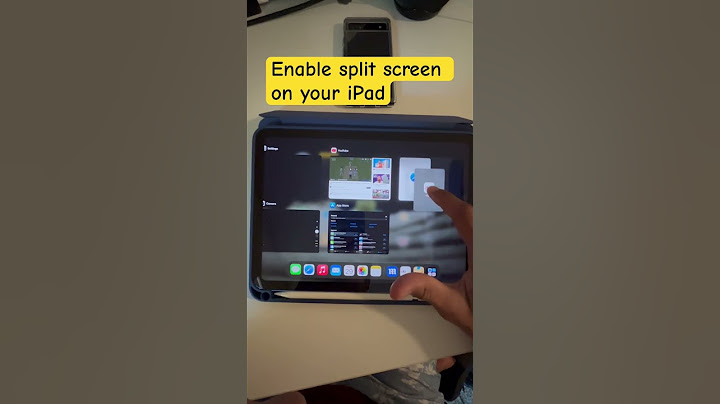 Split screen on iPad #appleipad #apple