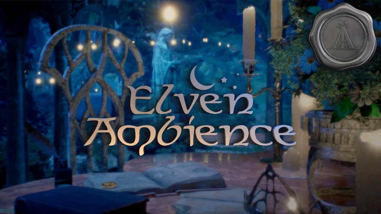 Rivendell at Night Ambience 3 Hours🌙Lord of the Rings / Elven Music