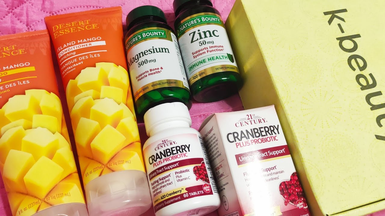 РАСПАКОВКА ЗАКАЗА Iherb. БАДы. Косметичка K-beauty