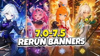 DONT MISS! RERUN BANNERS 7.0 - 7.5 ROADMAP! SAVE NOW... (Genshin Impact) DONT MISS! RERUN BANNERS 7.0 - 7.5 ROADMAP! SAVE NOW... (Genshin Impact)