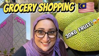 WEEKLY GROCERY SHOPPING IN MALAYSIA!  | PRICE COMPARISONS  |EXOTIC FRUITS  | COSTS