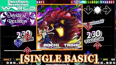 【DDR WORLD】 OROCHI STRIKE / Hommarju & BEMANI Sound Team "兎々" [SINGLE BASIC] 譜面確認+Clap