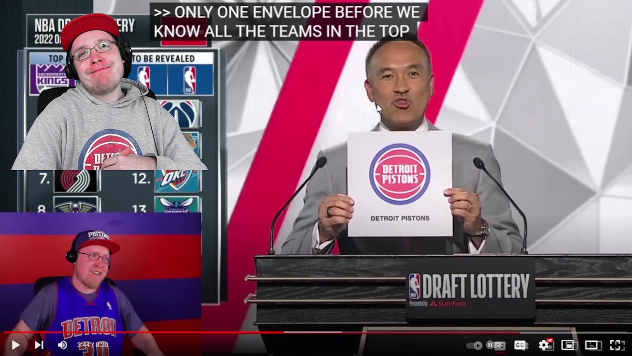 Reacting To My 2022 NBA Draft Lottery Video!