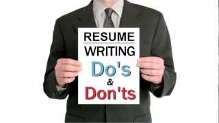 Senator Lee Zeldin's July 2012 Career Fair: Do's and Don'ts of Resume Writing