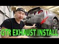 GTR Exhaust Installation