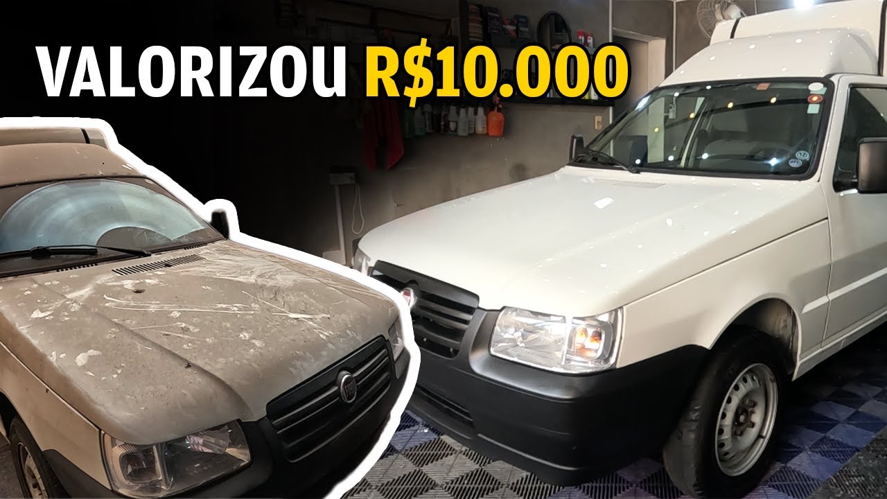TERMINAMOS O FIAT FIORINO COMPRADO NO LEILAO! FICOU LINDA DE MAIS!