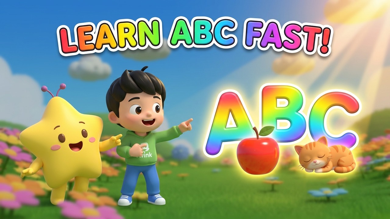 Learn ABC FAST! 🔥 Fun Phonics Song A–Z for Kids 🌈 Nursery Rhymes ...