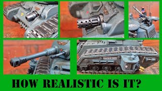 How 'realistic' is the Rogal Dorn Battle Tank? | Astra Militarum lore | Warhammer 40,000