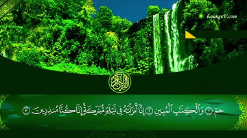 سورة الدخان بصوت القارئ محمد عبد الحكيم هائل وهي من السور التي لم يصح فيها أي حديث عن الصادق المصدوق