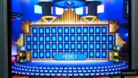 PS2 Wheel of Fortune Run Game 103