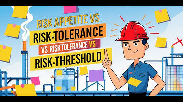 Risk Appetite vs RiskTolerance vs RiskThreshold | What is the difference between them ?