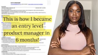 How I became a product manager with NO EXPERIENCE | From Chemical Engineering to Product Management