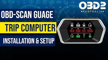 OBD2 Scan Gauge Trip Computer Installation & Setup