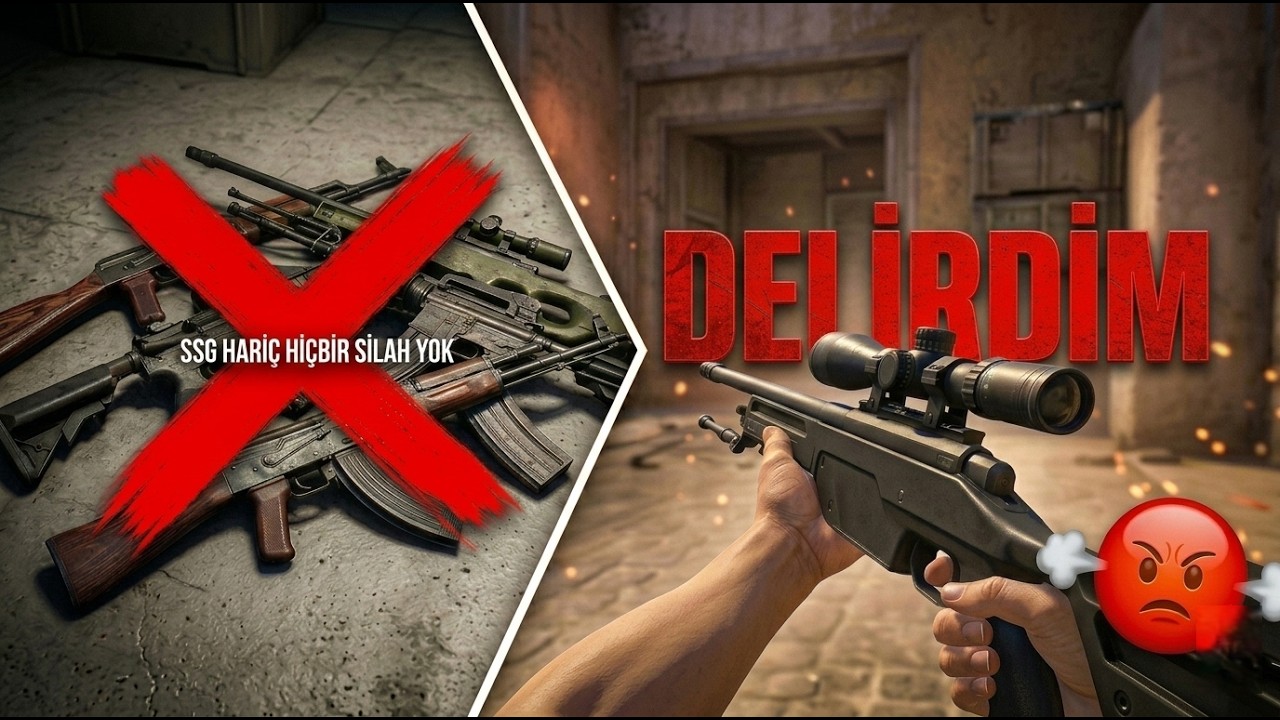 CS2'DE AKIL SAĞLIĞIMI KAYBETTİM! (Sıfır Silah, Full SSG)