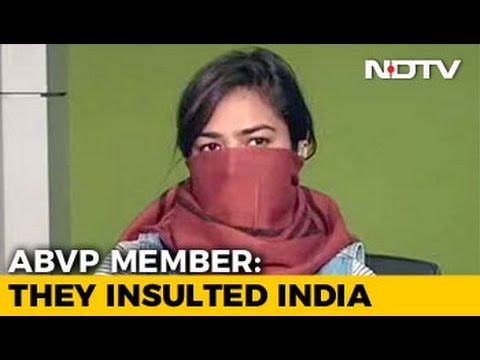 Does Standing For India's Unity Make Me A Goon, Asks ABVP Member Who Alleged Assault