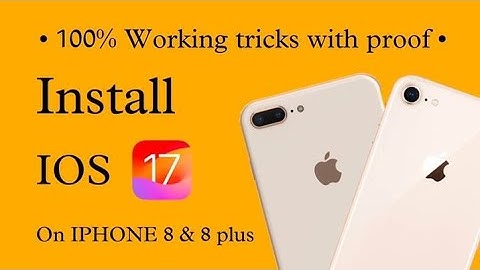 HOW TO UPDATE IPHONE 8 & 8PLUS TO IOS 17 || 100% WORKING TRICKS WITH PROOF ||