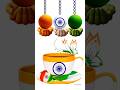 Indian National Anthem Jana Gana Mana song 🇮🇳 Indian Flag art #art #shorts #trending