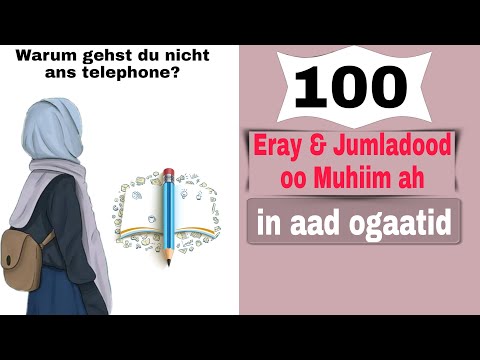 100 Eray & Jumladood oo Muhiim ah|Luuqadda Jarmalka