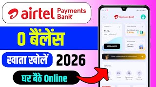 Airtel payment bank account open I airtel payment bank kaise kholen,airtel payment bank kaise banaen