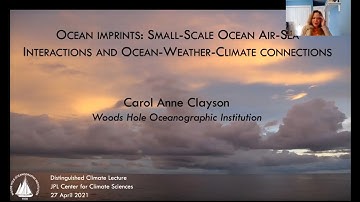 Ocean imprints: Small-scale air-sea interactions and ocean-weather climate connections