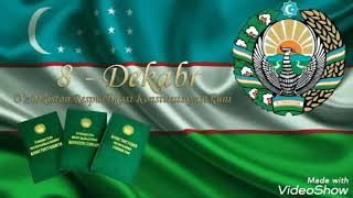 8-dekabr Konstitutsiya Bayrami Uchun Tayyorlangan Video (2-qism) 8-dekabr Konstitutsiya Bayrami Uchun Tayyorlangan Video (2-qism)