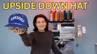 Upside Down Letters on a Cap on your Melco Embroidery Machine.