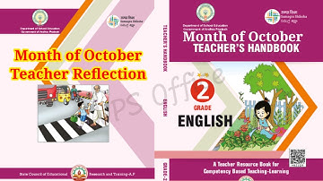 2nd Class English Teachers Handbook and reflection Month of October | Teacher activities of October 