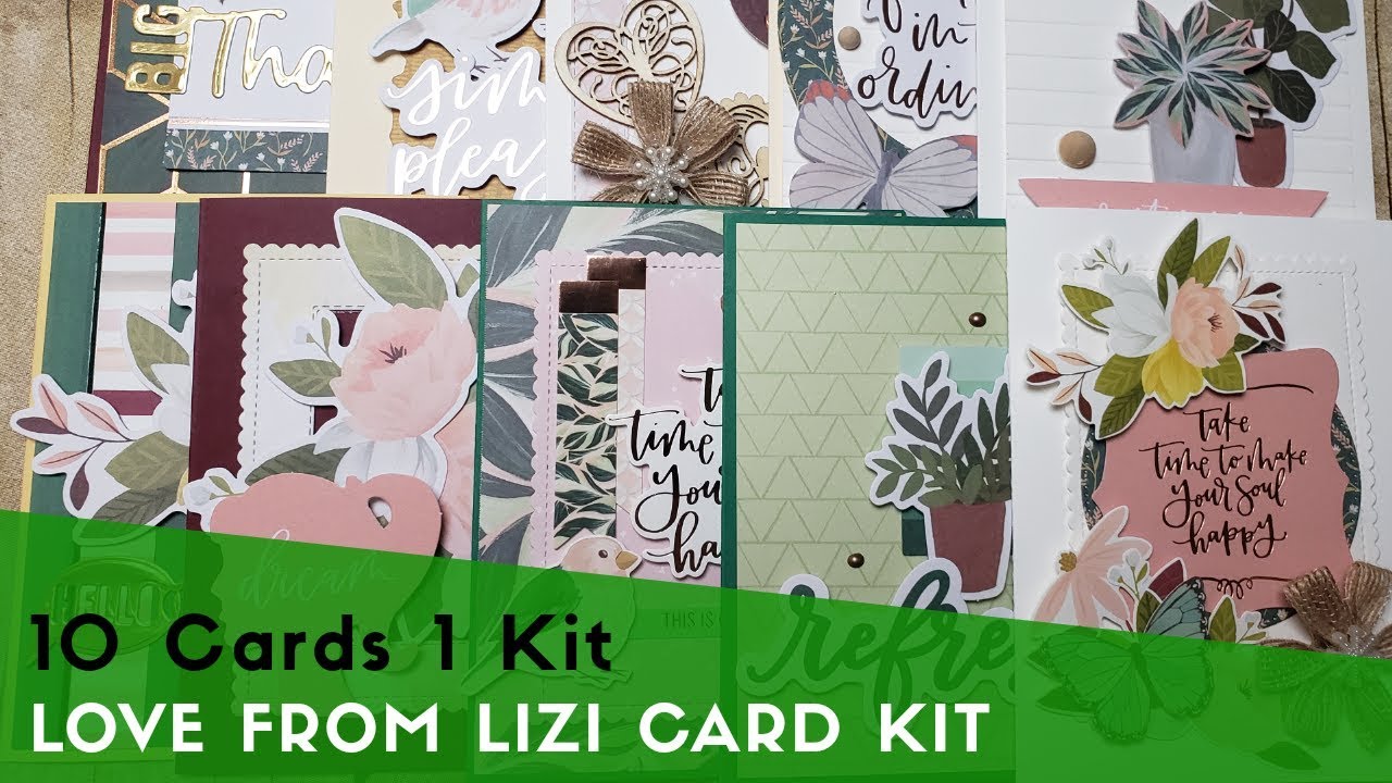 10 Cards 1 Kit | Love from Lizi | December 2019 Card Kit