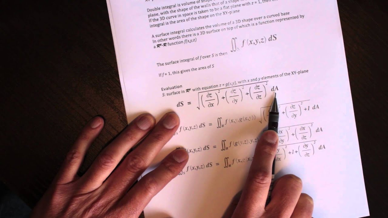 17_1 The surface integral - YouTube