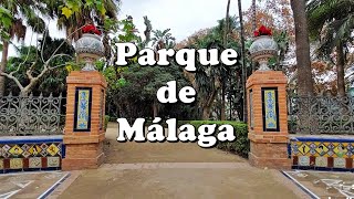 Parque de Málaga (Parque de la Alameda) / Malaga City Park / Stadtpark von Málaga, Spanien