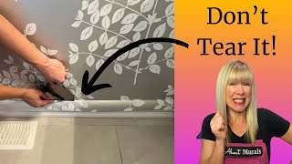 How to Trim Wallpaper Without Tearing or Ripping screenshot 5
