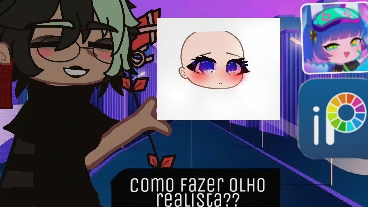 Tutorial - Como fazer olho realista? (Gacha Life + IbisPaint X