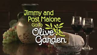 post malone and jimmy fallon try Olive Garden breadsticks