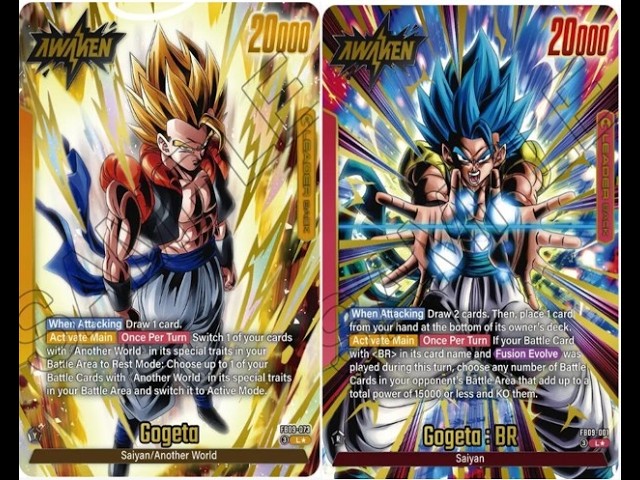 gogeta dragon ball super card game Miraculous Revival Gogeta, Hero Revived BT5-038_SPR Triple Strike Dragon Ball Super Card Game