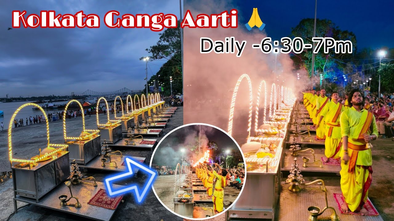 kolkata-ganga-aarti-varanasi-style-ganga-aarti-at-babughat-kolkata