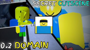 HOW TO USE 0.2 DOMAIN + SECRET CUTSCENE | Jujutsu Shenanigans