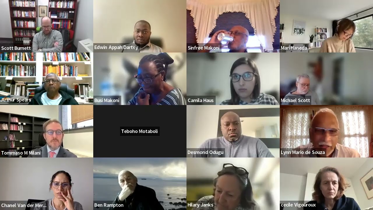 African Studies Global Virtual Forum: Decoloniality & Southern Epistemologies - Lynn Mario de Souza