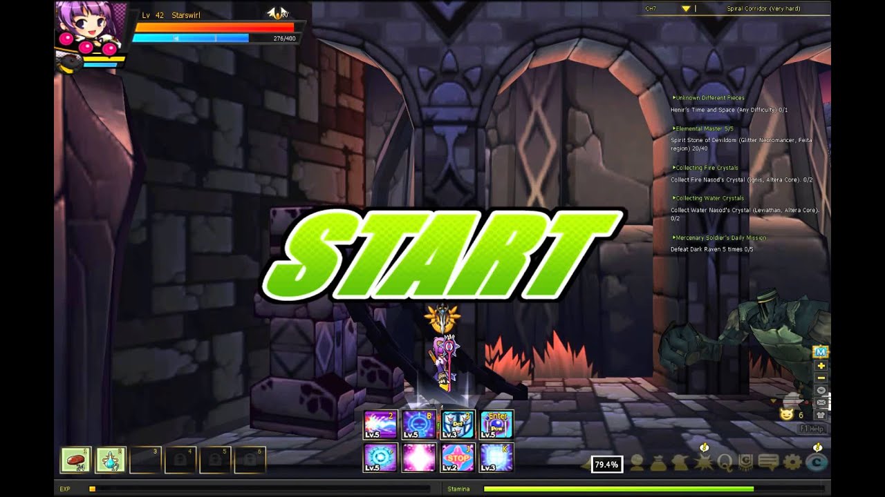 Elsword Elemental Master Quest 5/5 Easy Stamina saving way YouTube