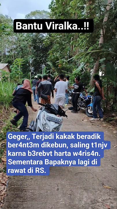 #viralkan,,Kakak beradik ber4nt3m b3rebvt W4risan#OmaMDChannel